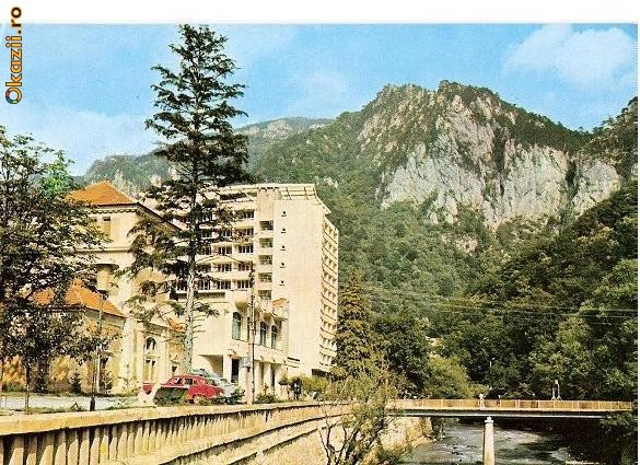 CP184-01 Baile Herculane -Hotel Hercules -circulata 1981 CP184-01 Baile Herculane -Hotel Hercules -circulata 1981