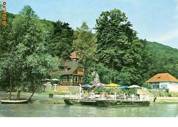 CP185-55 Calimanesti. Restaurant-cabana Pescarus -circulata 1977 CP185-55 Calimanesti. Restaurant-cabana Pescarus -circulata 1977
