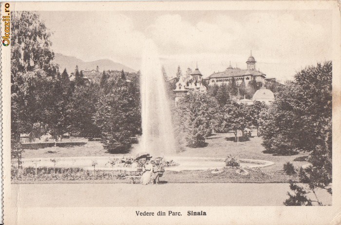 B11517 Sinaia Vedere din Parc