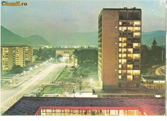 CP187-12 Piatra Neamt -Hotel Ceahlau -carte postala necirculata