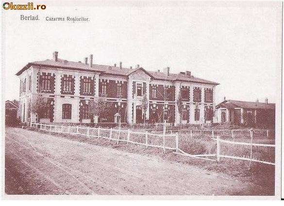 CP188-88 Colectia ,,Barladul de altadata" -Berlad. Cazrma Rosiorilor 1908 -(reprint) -carte postala necirculata CP188-88 Colectia ,,Barladul de altadata" -Berlad. Cazrma Rosiorilor 1908 -(reprint) -carte postala necirculata