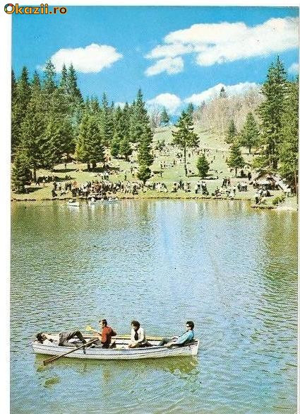 CP188-62 Poiana Brasov.Lacul -carte postala necirculata