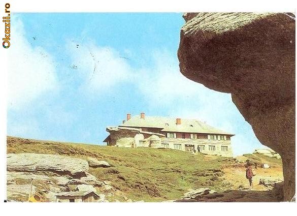 CP190-31 Muntii Bucegi. Cabana Babele -carte postala circulata 1967