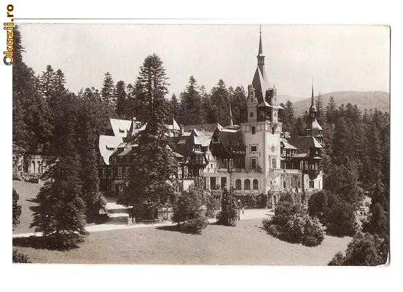 CP190-42 Sinaia -Muzeul Peles -RPR -carte postala circulata 1963? CP190-42 Sinaia -Muzeul Peles -RPR -carte postala circulata 1963?