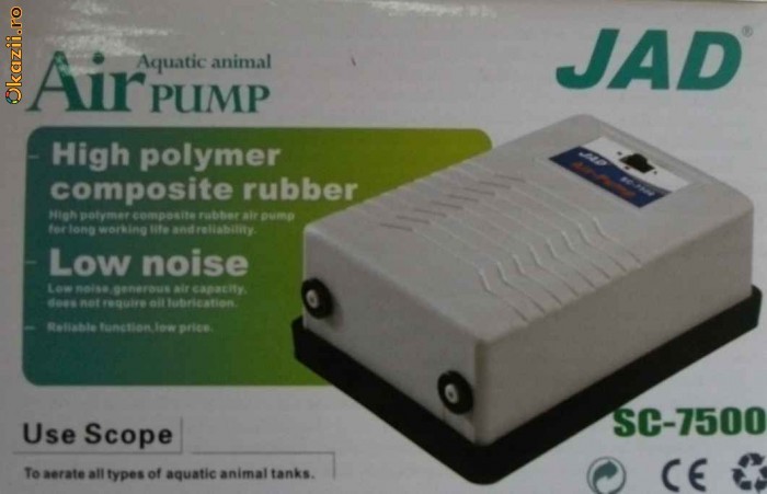 Pompa aer 2 iesiri SC-7500 Boyu-Jad Pompa aer 2 iesiri SC-7500 Boyu-Jad