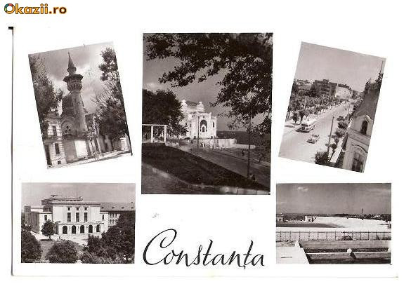 CP191-38 Constanta -RPR -carte postala circulata 1959