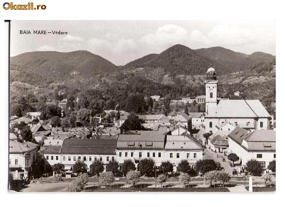 CP191-26 Baia Mare -Vedere -RPR -carte postala circulata 1960