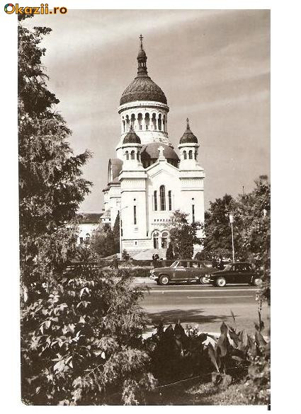 CP191-40 Cluj. Catedrala ortodoxa -carte postala circulata 1971