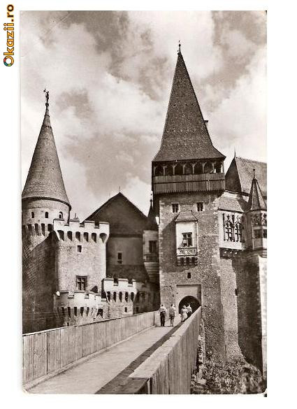 CP191-92 Castelul din Hunedoara -carte postala necirculata