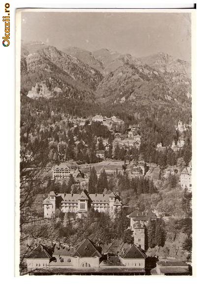 CP191-94 Sinaia -Vedere generala -RPR -carte postala circulata 1957 CP191-94 Sinaia -Vedere generala -RPR -carte postala circulata 1957