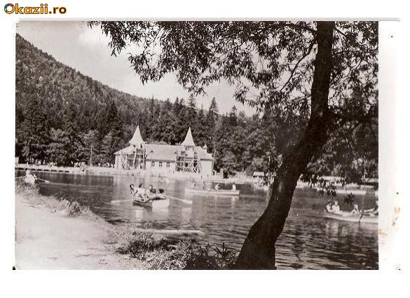 CP191-96 Tusnad -Lacul Ciucas -RPR -carte postala circulata 1960