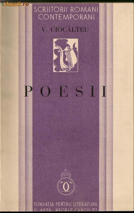 V. Ciocalteu - Poesii - 1934