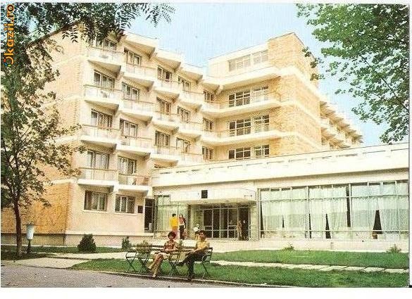 CP193-66 Lacul Sarat -Complexul balnear O.J.T.(Braila)-carte postala circulata 1984