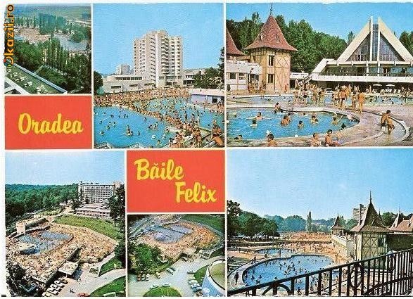 CP193-52 Oradea -Baile Felix -carte postala circulata1983 CP193-52 Oradea -Baile Felix -carte postala circulata1983