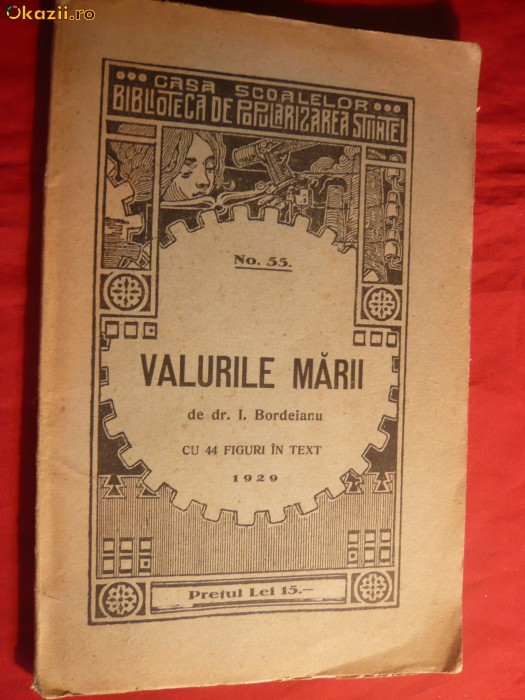 Dr.I.Bordeianu - Valurile Marii -1929 -cu 44 fig. in text