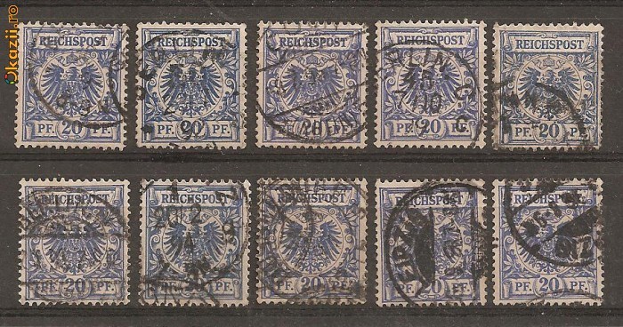 TSL01 GERMANIA, LOT STAMPILATE TSL01 GERMANIA, LOT STAMPILATE