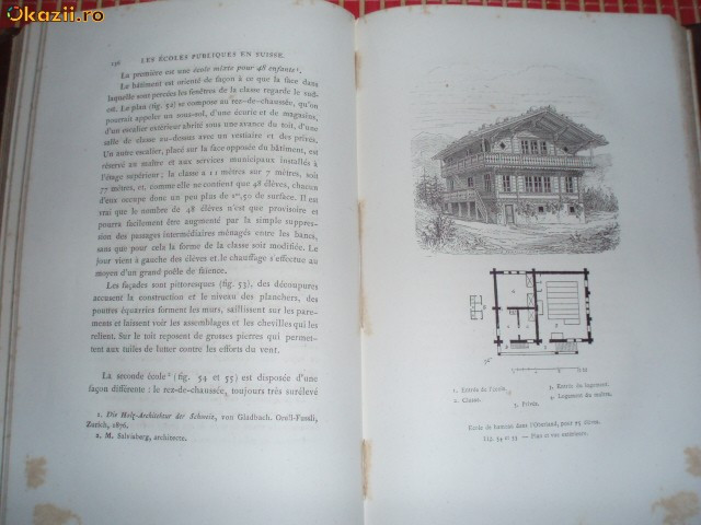 Scolile publice constructii si instalatii in Elvetia -Felix Narjoux{1879}{lb.franceza}