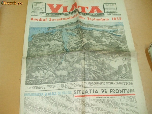 Ziar VIATA Dir. L. Rebreanu 15 06 1942 Ziar VIATA Dir. L. Rebreanu 15 06 1942