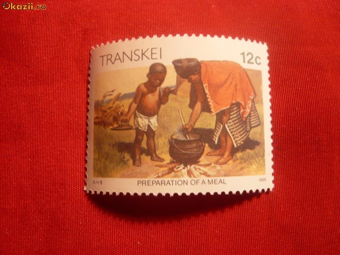 Serie -Cultura Africana Xsosa 1985 TRANSKEI , 1 val.
