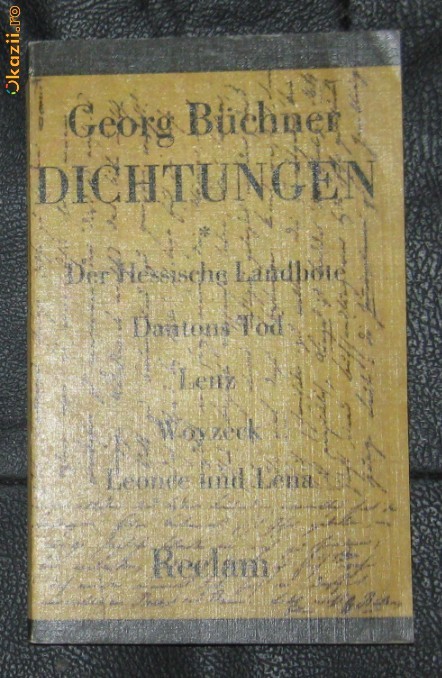 G Buchner Dichtungen Reclam 1979 G Buchner Dichtungen Reclam 1979