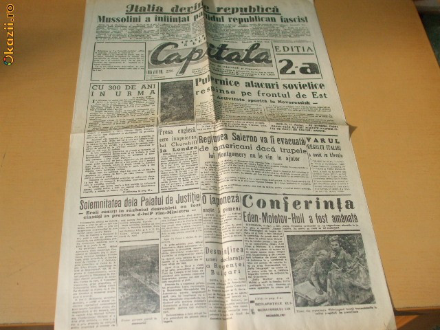Ziar CAPITALA 18 09 1943