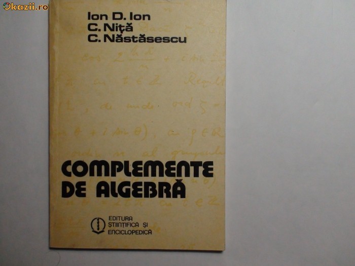 Complemente de Algebra Ion D ion,RF5/3,p3