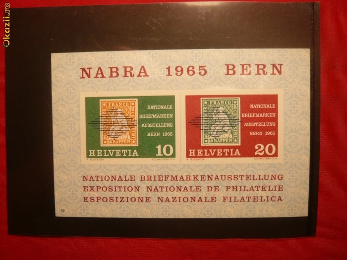COLITA - NABRA-BERN 1965 ELVETIA