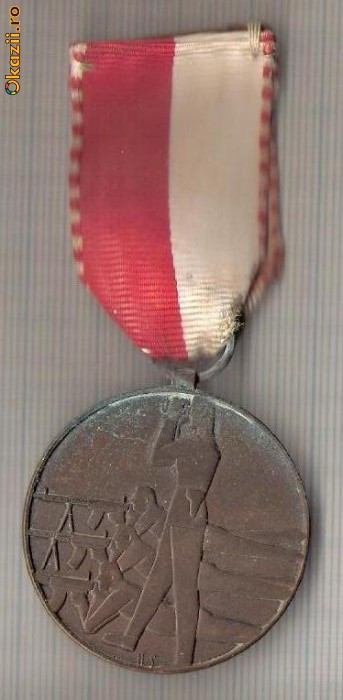 CIA 227 Medalie Intreceri sportive militare - Div.8, Liestal 1964(Elvetia)(trageri de lupta) -dimensiuni circa 90X40 milimetri