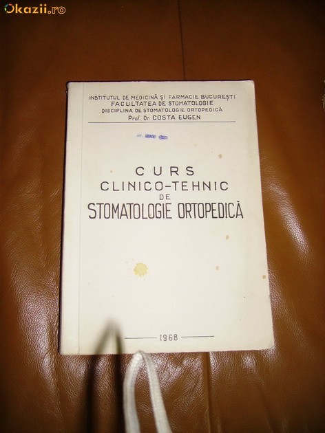 STOMATOLOGIE ORTOPEDICA STOMATOLOGIE ORTOPEDICA
