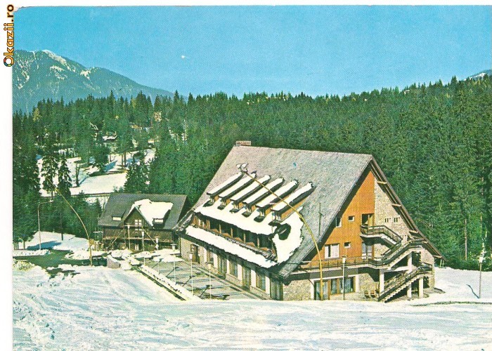 carte postala(ilustrata)-PREDEAL-Cabana Clabucet sosire