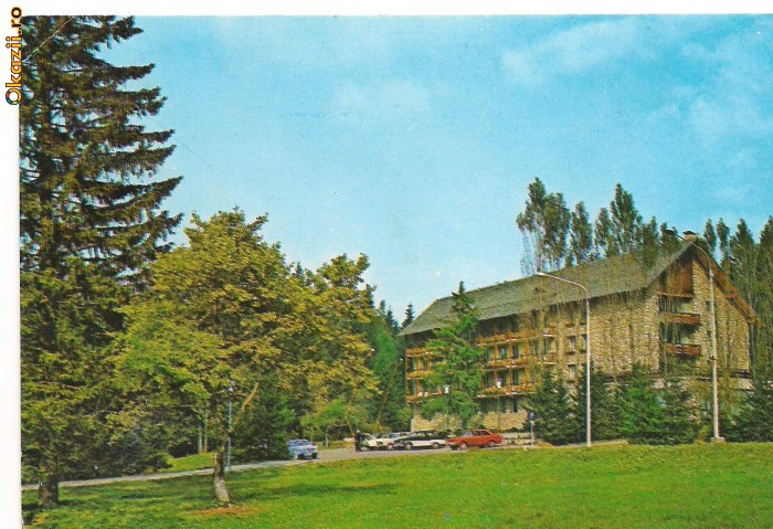 carte postala(ilustrata)-BRASOV-Hotel Poiana