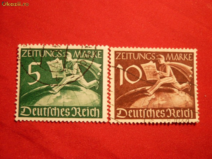 Serie-Posta Externa 1939 Germania nazista ,2 val.stamp.