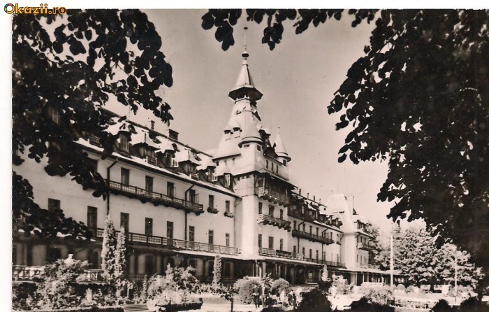 carte postala(ilustrata)-CALIMANESTI-Sanatoriul balnear