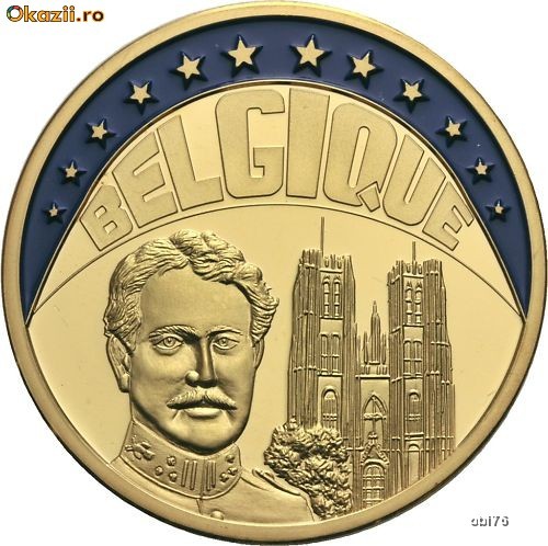 Belgia Ecu 1995 PP, Proof, cu certificat, in capsula originala