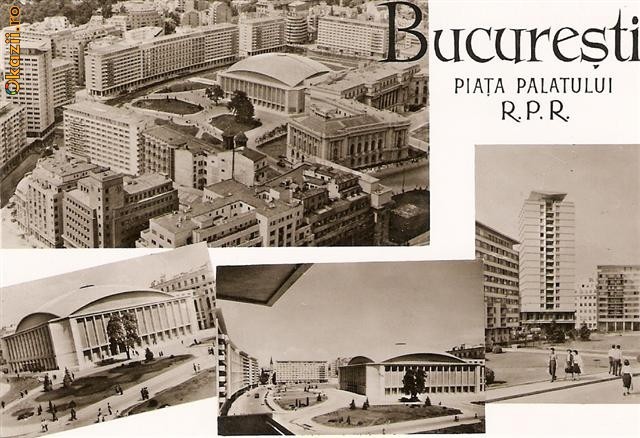 R 9334 Republica Populara Romana bucuresti piata palatului circulata R 9334 Republica Populara Romana bucuresti piata palatului circulata