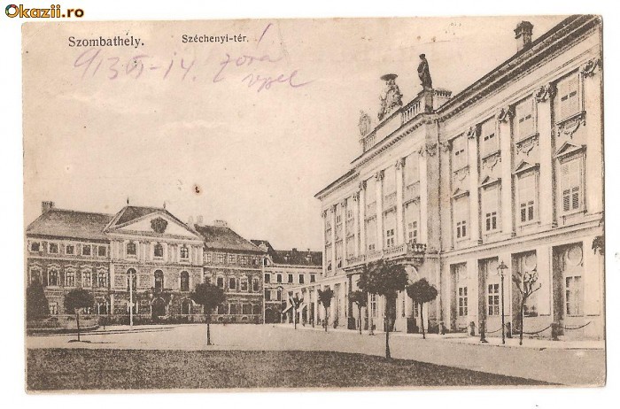 CPI (B71) UNGARIA, SZOMBATHELY, CIRCULATA 1913