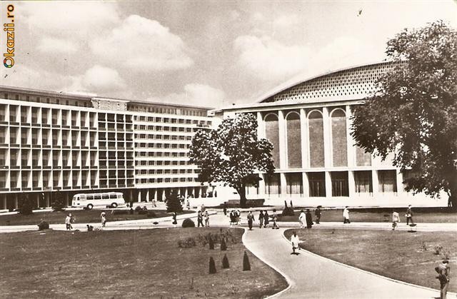 R 9340 Republica Populara Romana bucuresti vedere din piata palatului ecirculata