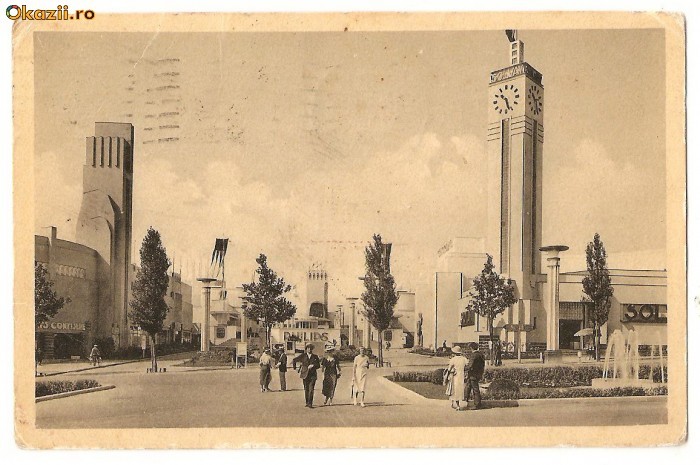 CPI (B68) BELGIA, BRUXELLES, EXPOZITIE 1935, CIRCULATA