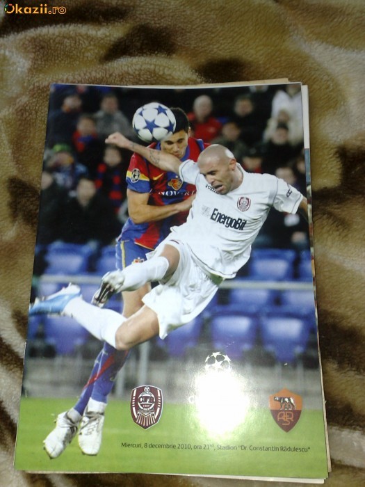 Program meci fotbal - Champions League -CFR Cluj - AS Roma - 08 decembrie 2010