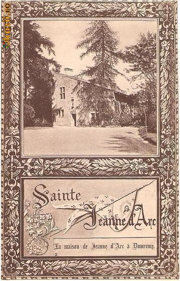 V FOTO 68 Ioana d`Arc -,,Sainte Jeanne d`Arc&quot; -interesanta -sepia -interbelica -Paris