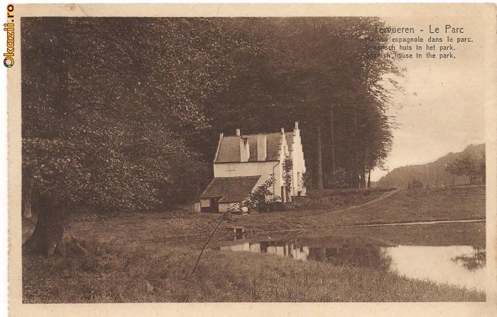 carte postala-BRUXELLES-FERVUEREN-Le parc