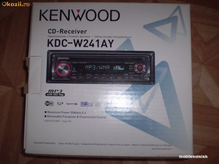 MP3 Player auto Kenwood KDC-W241AY- 220 lei MP3 Player auto Kenwood KDC-W241AY- 220 lei