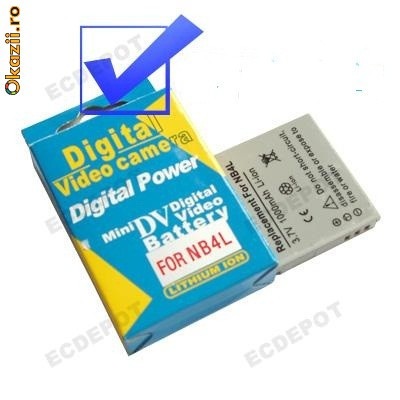 Baterie NB-4L compatibila Canon 1200mAh Baterie NB-4L compatibila Canon 1200mAh