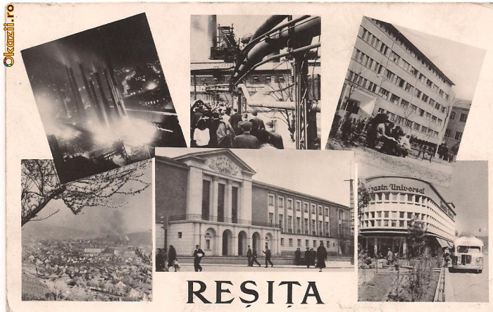 carte postala-RESITA