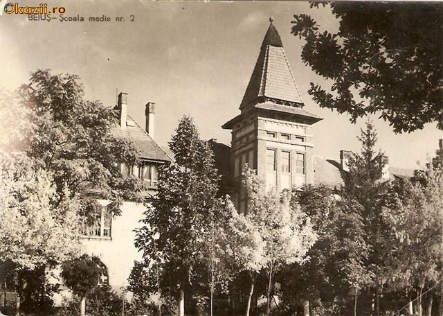 R 9247 Republica Populara Romana Beius scoala medie nr 2 circulata