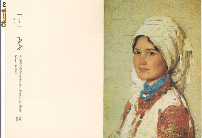 carte postala-NICOLAIE GRIGORESCU-Taranca din Muscel carte postala-NICOLAIE GRIGORESCU-Taranca din Muscel