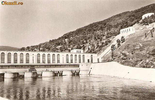 R 9229 Republica Populara Romana Bicaz uzina hidrocentralei V I Lenin de la Stejaru necirculata