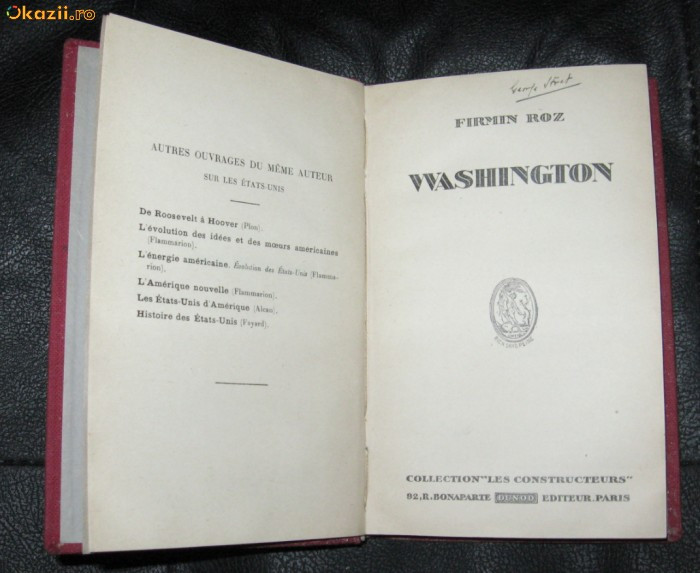 F Roz Washington Dunod Ed. 1933
