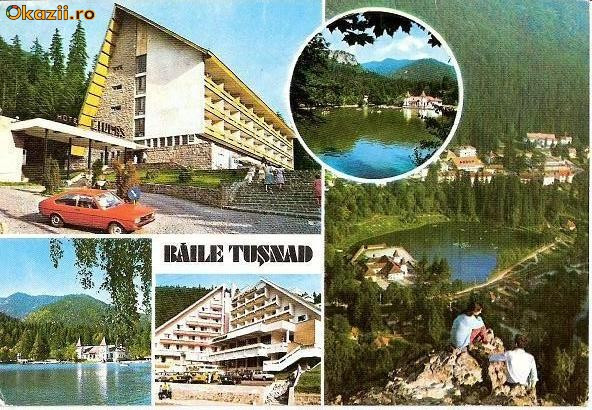 CP199-87 Baile Tusnad -carte postala, circulata 1980 -starea care se vede