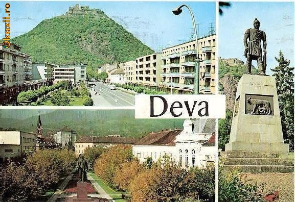 CP200-16 Deva. -carte postala, circulata 1973 -starea care se vede